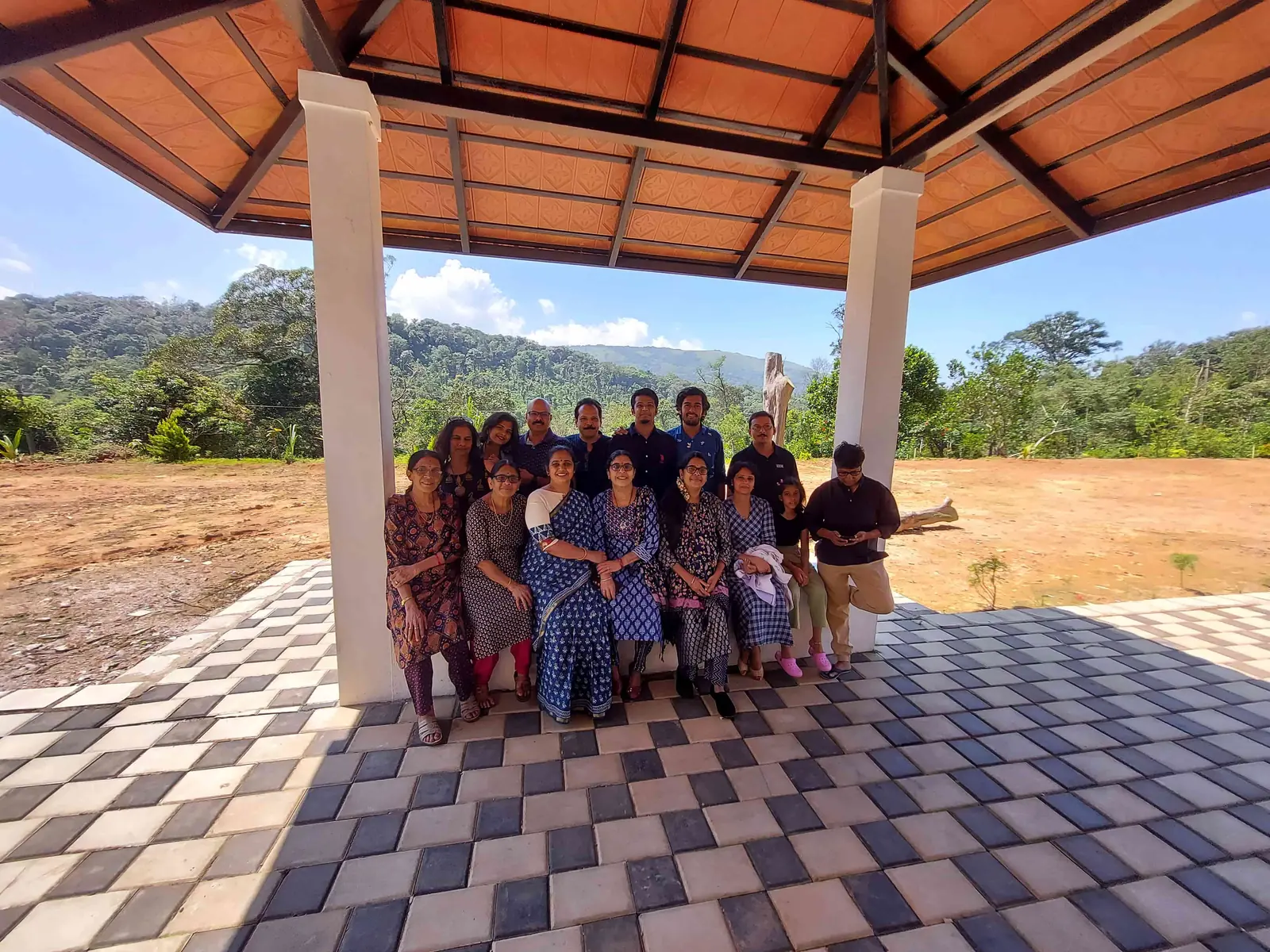 Family holiday group at The GreenStay homestay